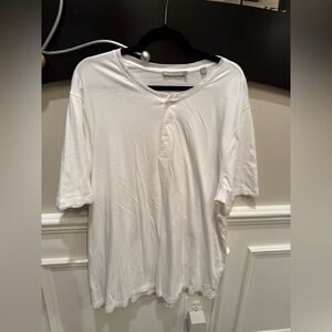 Garment Dye Cotton Long-Sleeve Henley